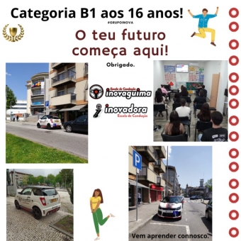 Categoria B1 aos 16anos